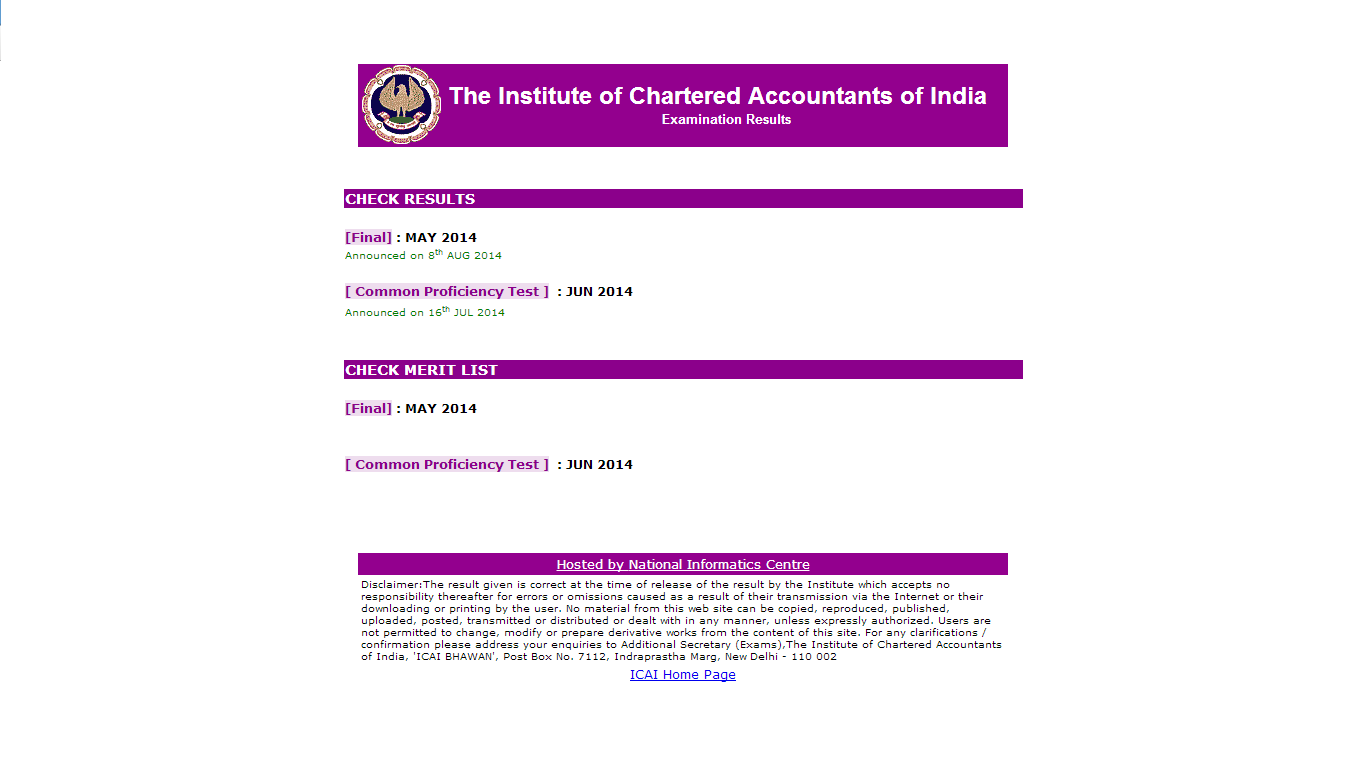 CA Result CPT IPCC Final July 2024 (Declared)