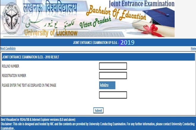 Lucknow University B.Ed Result 2020 1st & 2nd Year LU Bed Result